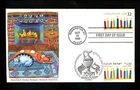 US FDC #3118 MGG / ( J&G ? ) 1996 DC Hanukkah HC Dual Joint Israel #1287