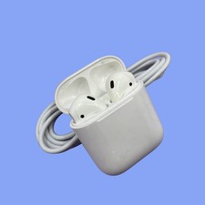 Apple AirPods 2nd Gen Wireless In-Ear Buds A2032/A2031 w/ A1602 Charging Case