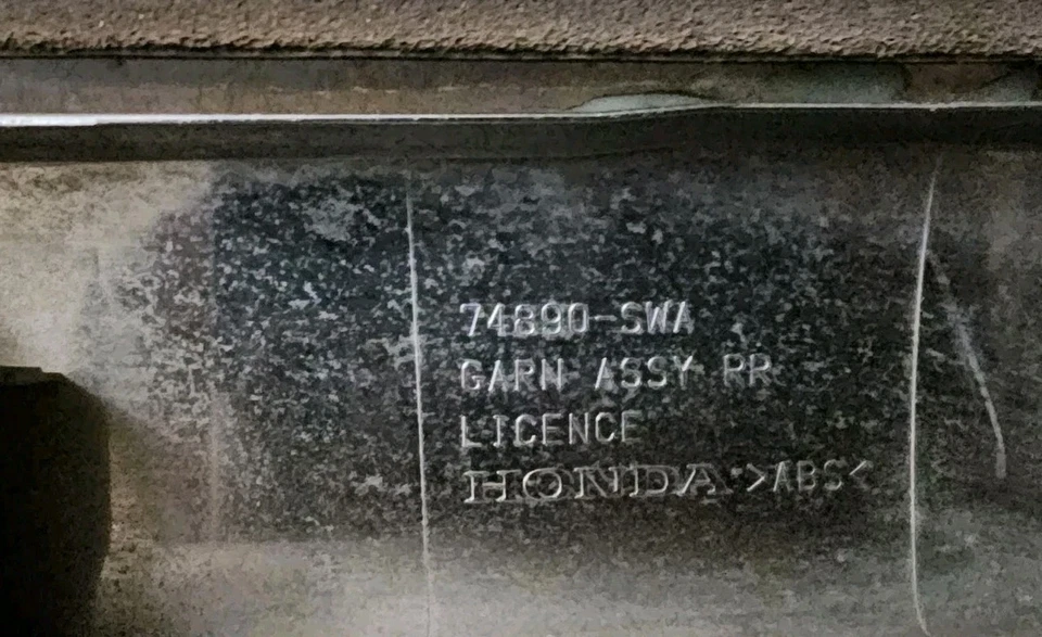 2007-2011 Honda CR-V tampa traseira porta-malas tampa acabamento cromado tira de moldagem fabricante de equipamento original - Imagem 3 de 4