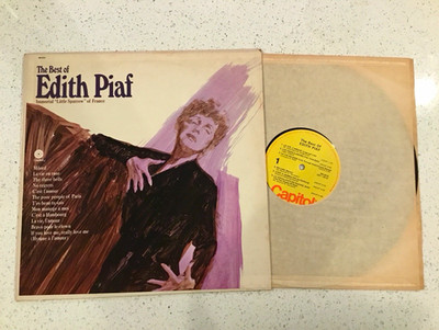 Edith Piaf The Best of Edith Piaf Capitol SM-2616 12'' 33 RPM Black Vinyl LP