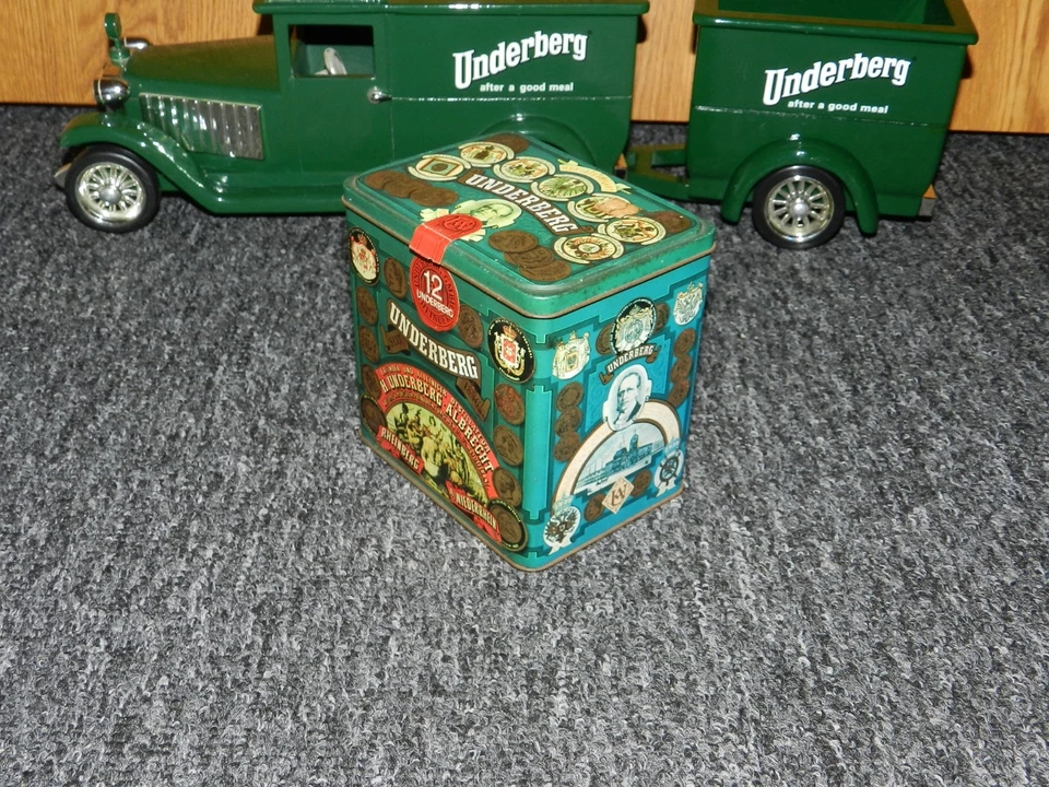 Underberg Kräutermobil • Holzauto mit Anhänger  Spieluhr + Dose • Top Zustand - Bild 4 von 4