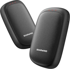 Electric Hand Warmers Rechargeable - 2 Pack Magnetic Pocket Small, Black 