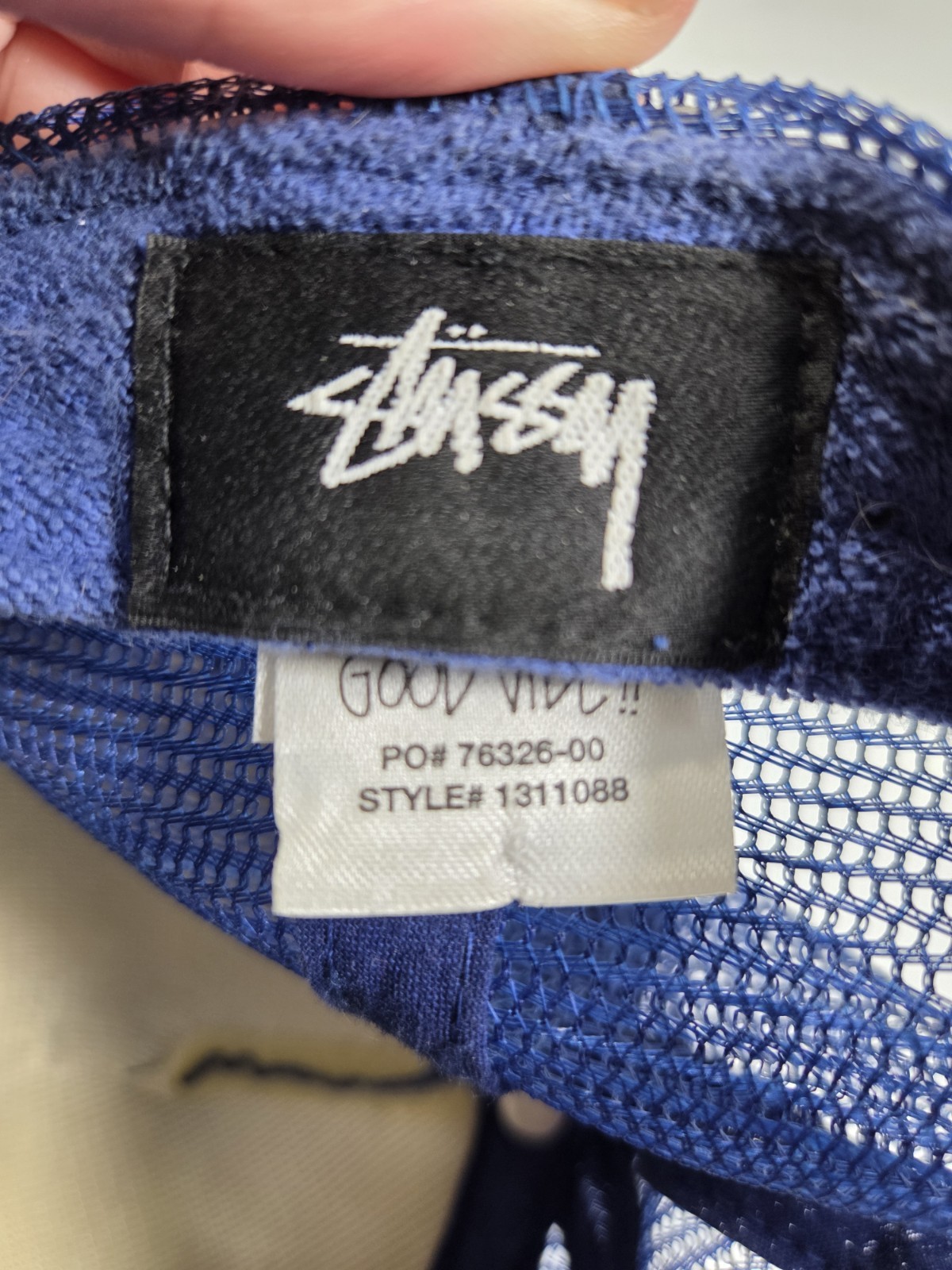 Stussy Big Basic Adjustable Trucker Hat Snap Back… - image 4