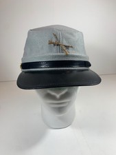 Americana Souvenirs Civil War Replica Gray Wool Kepi Hat Confederate Cap Size M