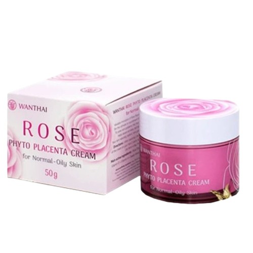 4X Wanthai Rose Phyto Placenta Cream Facial Nourish Skin Care Firm Smooth Absorb - Picture 8 of 9