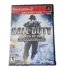 CALL OF DUTY: WORLD AT WAR - FINAL FRONTS (PS2) DISC+CVRART+MANUAL-NO CASE-VG