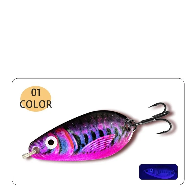 1 PIEZA Señuelos Cuchara - Lucioperca Lucioperca Salmón Lubina Depredador Aparejos de Pesca Foto 2 de 4