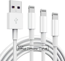 3 Pack Apple MFi Certified iPhone Charger Cable, Apple Lightning to USB Cable...