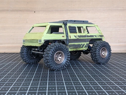 Axial SCX24 Delica Van 1/24 Scale Body 134mm (Deadbolt) RC Crawler Overland