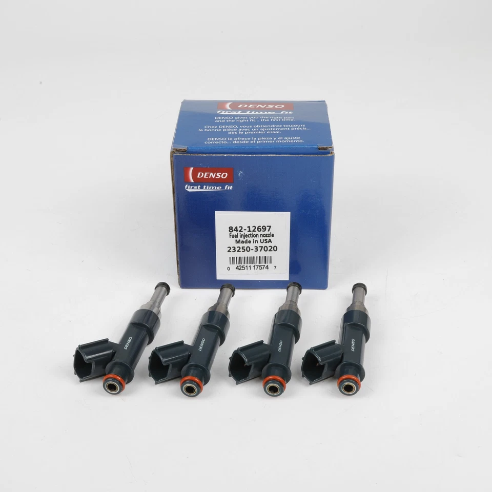 Juego de 4 inyectores de combustible para Toyota Prius Lexus CT200h 1,8 L 2ZR 23250-37020 OEM Foto 3 de 4