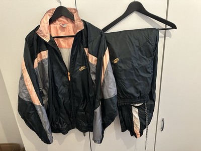 Nike Air Trainingsanzug Size L Vintage Warm Up Track Suite 90s Flight Force