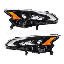 Headlights Full LED For 2023 2024 Nissan Altima Headlamps Left Right Side Pair