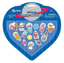 Mello Smello Galactic Puffy Stickers 14 Ct