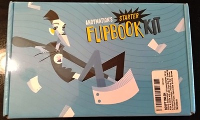 Official Andymation'S Flipbook Starter Kit for Kids & Adults with LED Light Pad