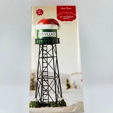 Water Tower Christmas Winter Village St Nicholas Square Village SNS Collection