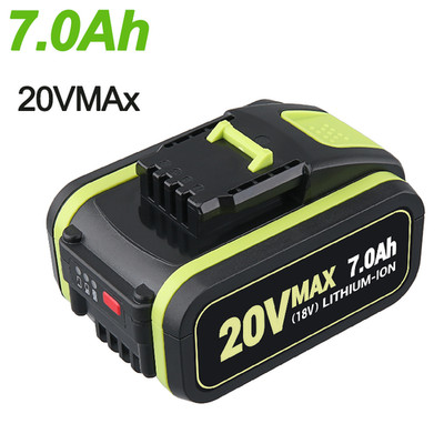 18V 20VMAx 7,0Ah Akku Für Worx Ersatzakku WA3553 WA3556 WA3551 WX372.1 WX802