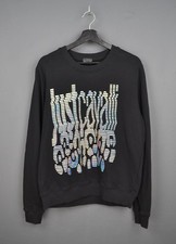 Just Cavalli Black Holographic Logo Crewneck Sweatshirt L