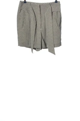 H&M Short taille haute Dames Pantalon court T EU 38 noir-blanc style décontracté - Photo 1/4