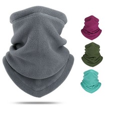 Winter Cold Weather Face Mask Shield Fleece Neck Warmer Gaiter Ski Tube Scarf