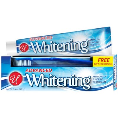 Advanced Whitening Anti-Cavity Fluoride Toothpaste, 6.4oz (181g)