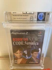 Resident Evil Code Veronica X Playstation 2 PS2 Black Label Sealed WATA 9.6 A++
