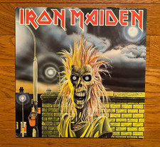 Iron Maiden - Self Titled LP Capitol 1983 Pressing VG 