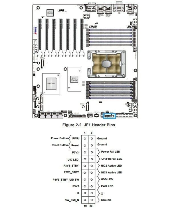Supermicro X11SPA-TF Motherboard LGA2011 128GB LGA 3647 C621 E-ATX enhanced - Image 3 of 3
