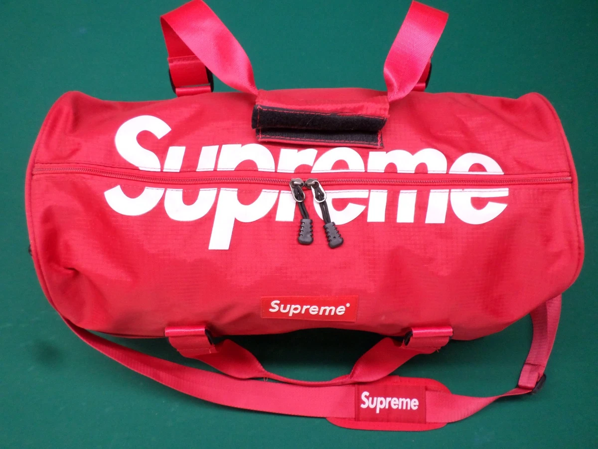 Supreme Red Duffle Bags for Men for sale | eBay