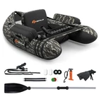 Costway Inflatable Fishing Float Tube w/Adjustable Straps Storage Pockets