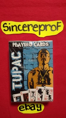 Tupac Playing Cards🃏 Sealed 2007 Death Row Records Vintage Pac 2Pac Rare Rap - Image 1 of 4