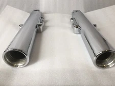 Harley TOURING Chrome Slider Fork Legs Street Glide 2000 -2013 FLH FLT Outright