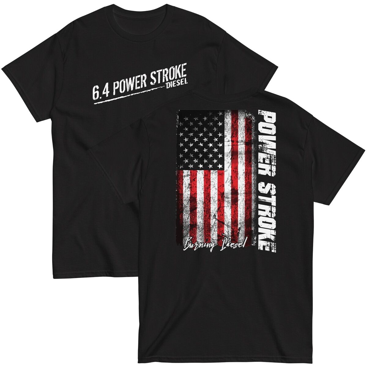 American Flag Powerstroke T-Shirt American Flag Powerstroke T-Shirt