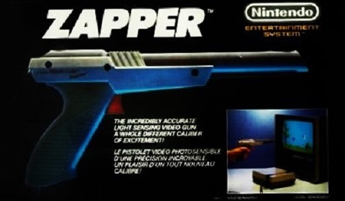 その他 NES Zapper Nintendo NES Zapper Gun NES-005 Orange 1985 OEM Light Gun