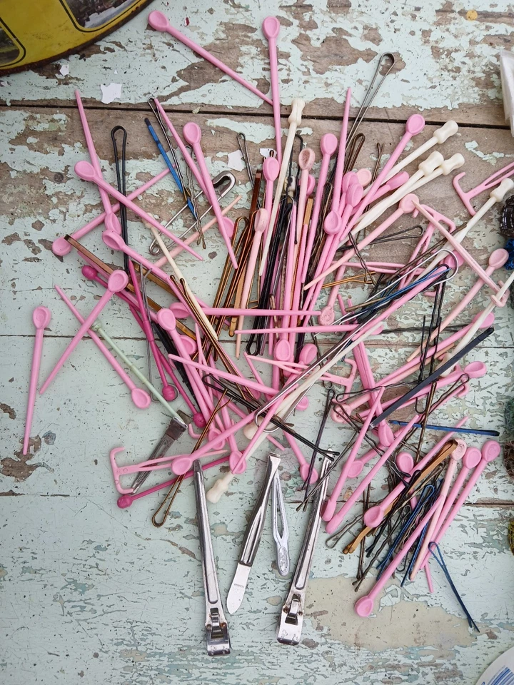 Juego de 42 rodillos de peinado rizadores de pelo de malla de alambre de colección Foto 3 de 4