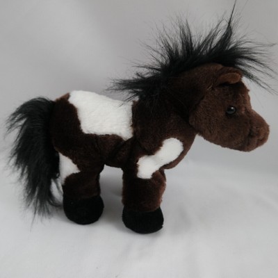 Webkinz Pinto Horse Plush Pony Ganz Brown White Stuffed Animal Toy 9
