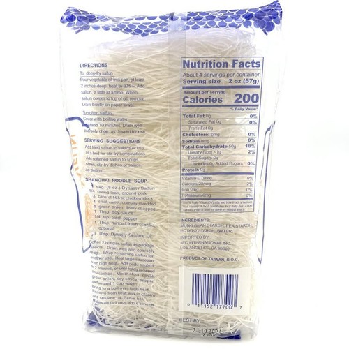 Dynasty Longkow Bean Threads 8oz/227g - Bild 2 von 2