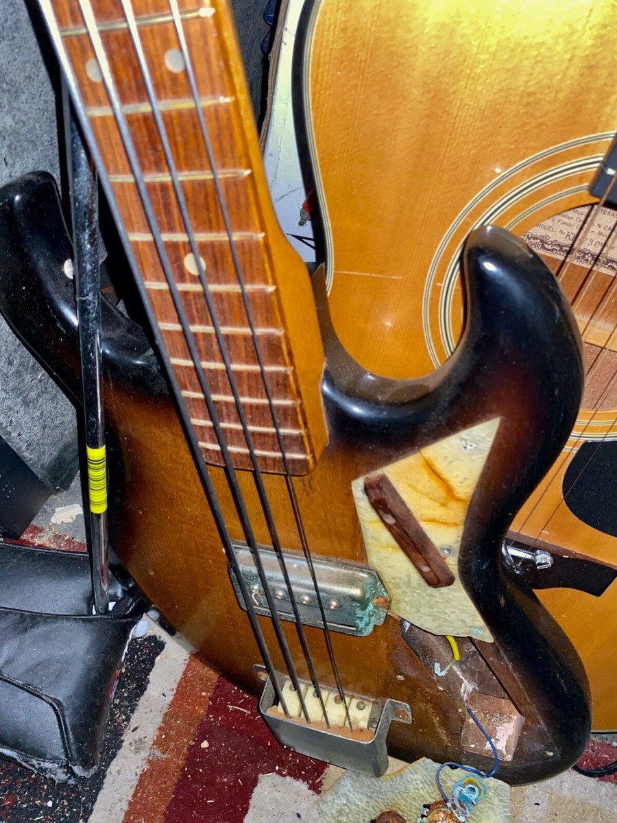 1962 Ibanez Model 1901 Bass Guitar *For Repair* | eBay
