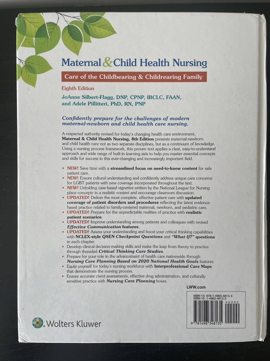 Maternal and child health, nursing, eighth edition Joanne Flagg Adele