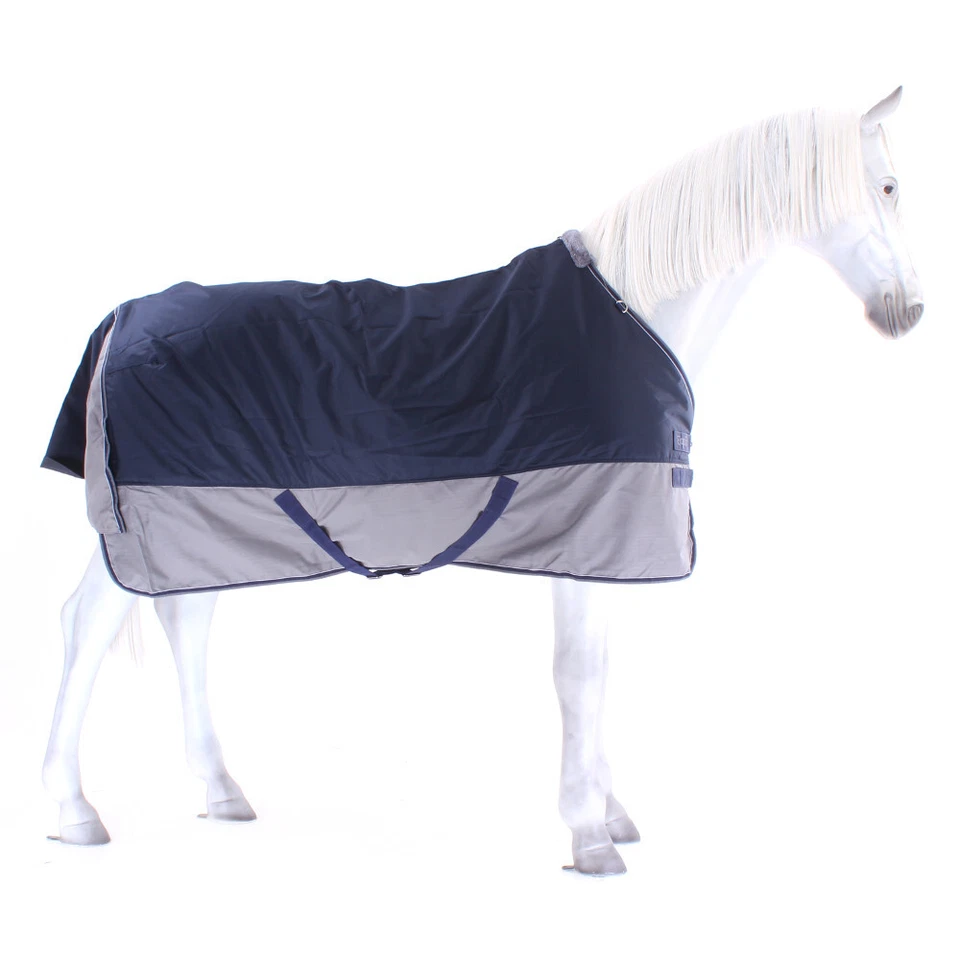 Equi-Théme Tyrex 600 D 300g - marineblau/grau - Weidedecke - Bild 2 von 4