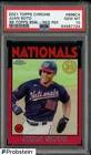 2021 Topps Chrome '86 Red Refractor Juan Soto Nationals 3/5 PSA 10 GEM MINT