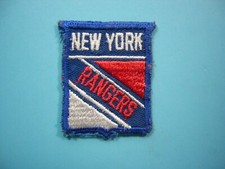 1960'S ORIGINAL 6 PATCH PRE-EXPANSION NEW YORK RANGERS NHL HOCKEY PATCH NICE!!