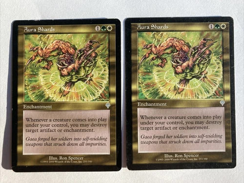 Aura Shards 2x Invasion MTG x2 LP
