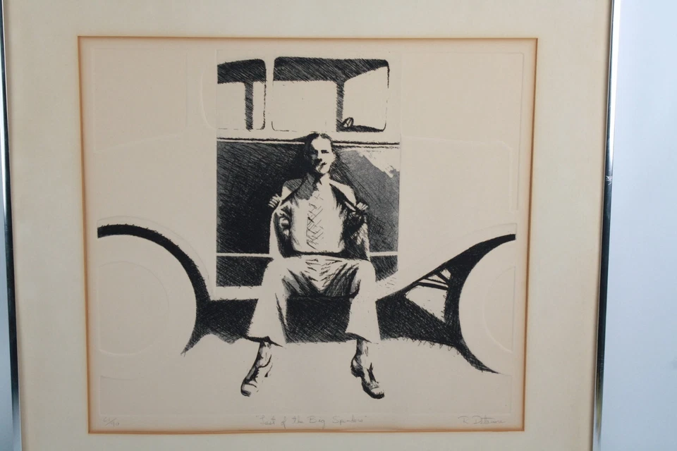 Grabado Robert Conrad Detamore "El último de los grandes gastadores" edición limitada 61/90 Foto 2 de 4