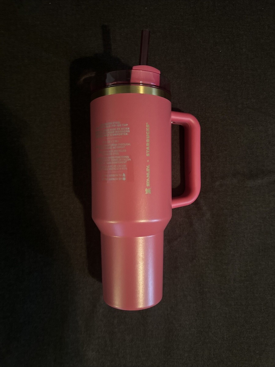 Stanley x Starbucks 40oz Tumbler In Hand - Winter Pink for