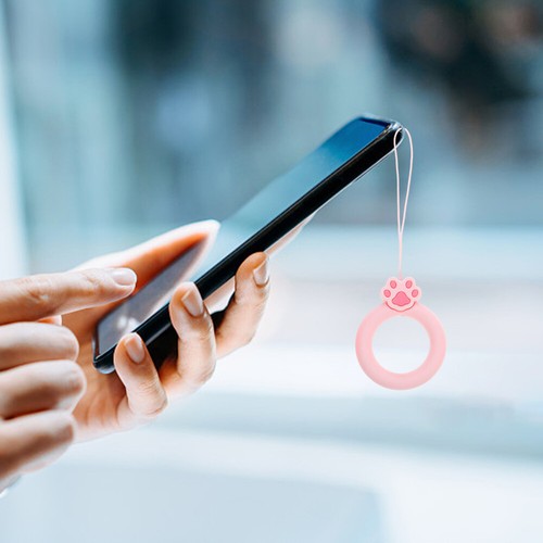 Phone Grip Finger Strap Silicone Phone Holder Mobile Phone Lanyard Wrist Strap - 第 10/12 張圖片