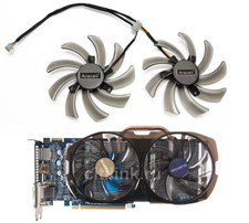 Pair Fans Cooler Fan For Gigabyte GTX 560 600 650 660 670 750 HD7750 7790