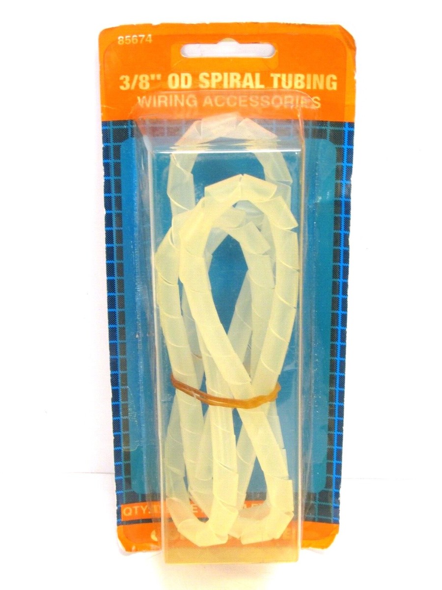 NEW! CONDUCT-TITE CLEAR SPIRAL POLY WIRE LOOM, 3/8