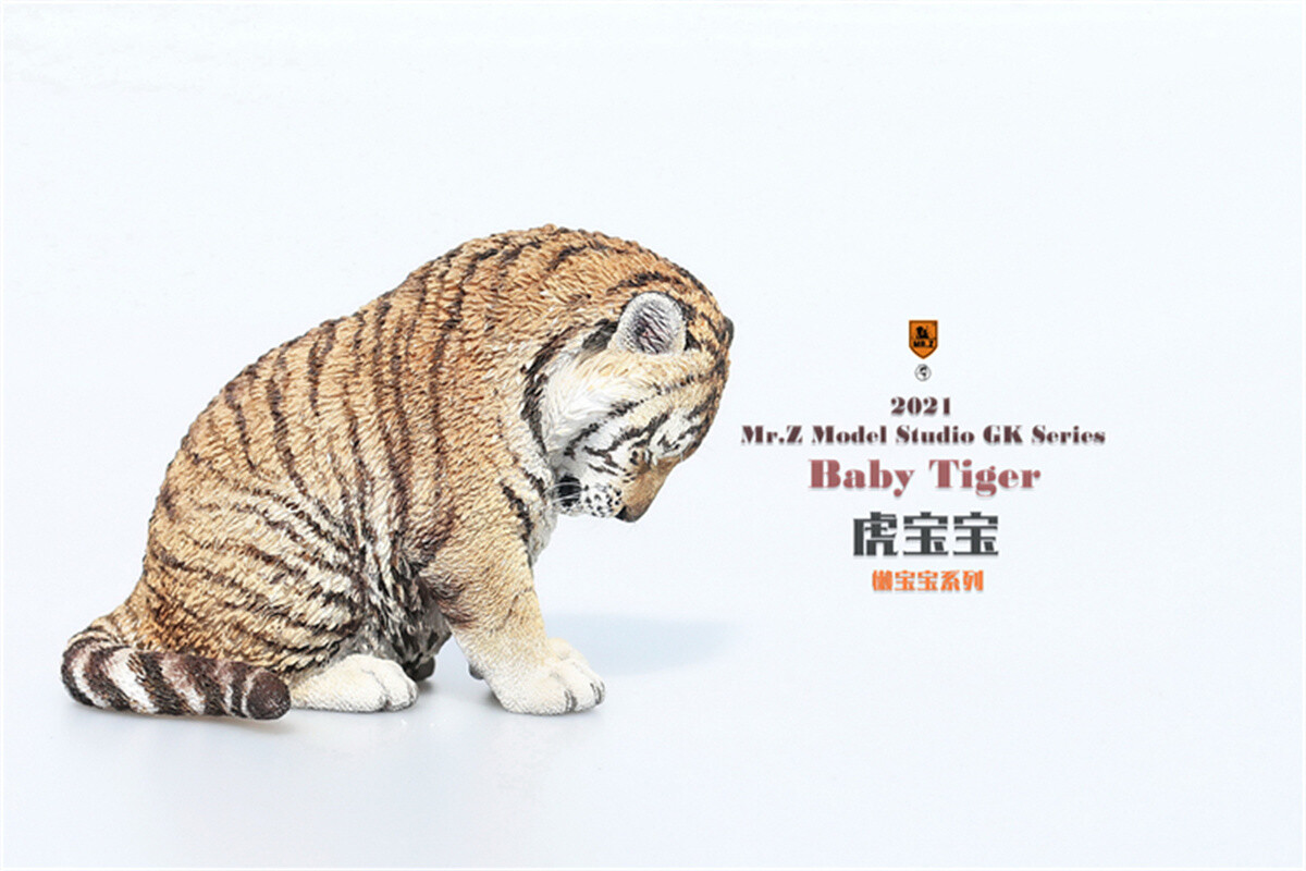 Mr.Z 1/6 Baby Tiger Model Lazy Siberian Tiger Animal GK