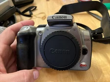Canon DS6041 EOS Digital Rebel DSLR Silver Camera Body only Untested