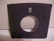 EPIC RECORDS VINTAGE 7 INCH 45 RPM COMPANY SLEEVE ONLY NO RECORD BLACK